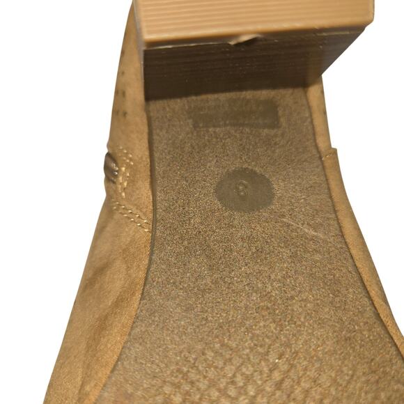 Old Navy Women's Shoes 8 Brown Open Toe  Ankle Boots Booties - Picture 6 of 8